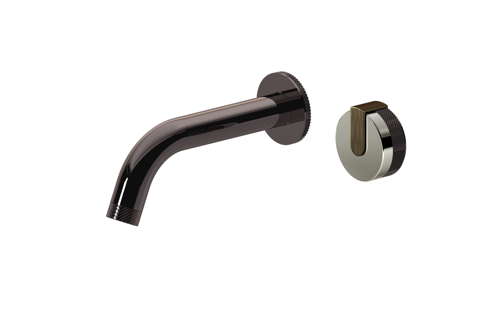 E-11535-R1PC-L1VBB-OX Настенный прогрессивный смеситель скрытого монтажа для раковины GRAFF MOD+