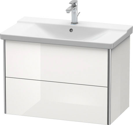 XS418109292 Тумбочка подвесная XSquare #XS4181 810 x 473 мм Каменно-серый шелковисто-матовый лак Duravit - Вид №2