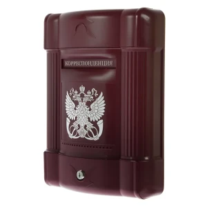 Ящик почтовый комбинированный «Оптимизм», цвет красный