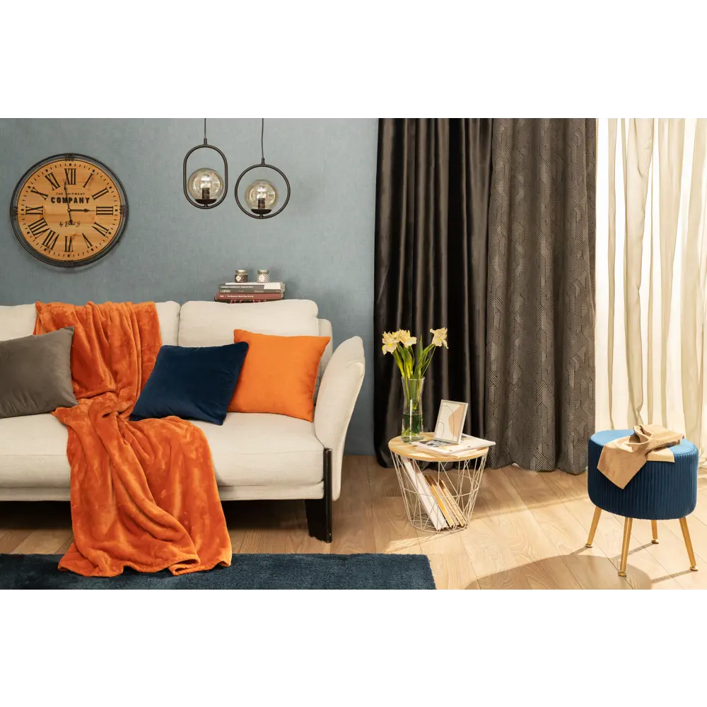 Плед "Muna" 200x200 см фланель цвет коричневый Santreyd нет STLM-2120380 - Вид №3