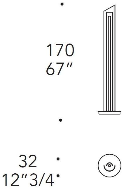 Reflex Торшер из светодиодного стекла Aria sun-id-1442666 - Вид №2