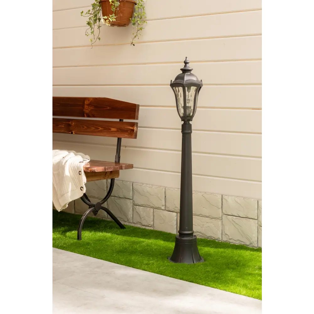 Столб уличный  TDM Electric «Вена» 105 см цвет черный STLM-2051159