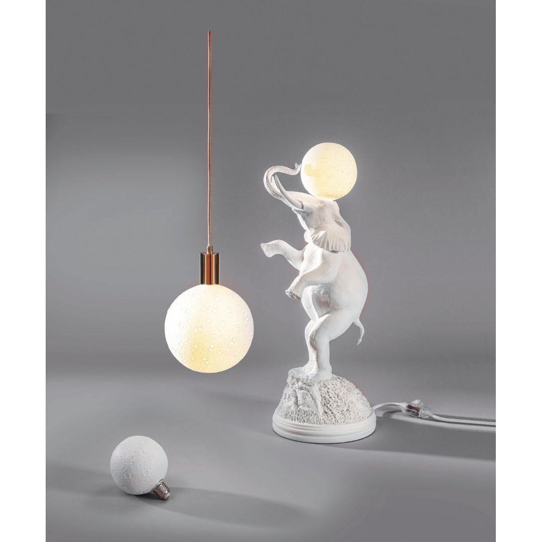 Seletti 14878_L лампочка декоративная бытовая E27 в виде луны 118009 - Вид №1