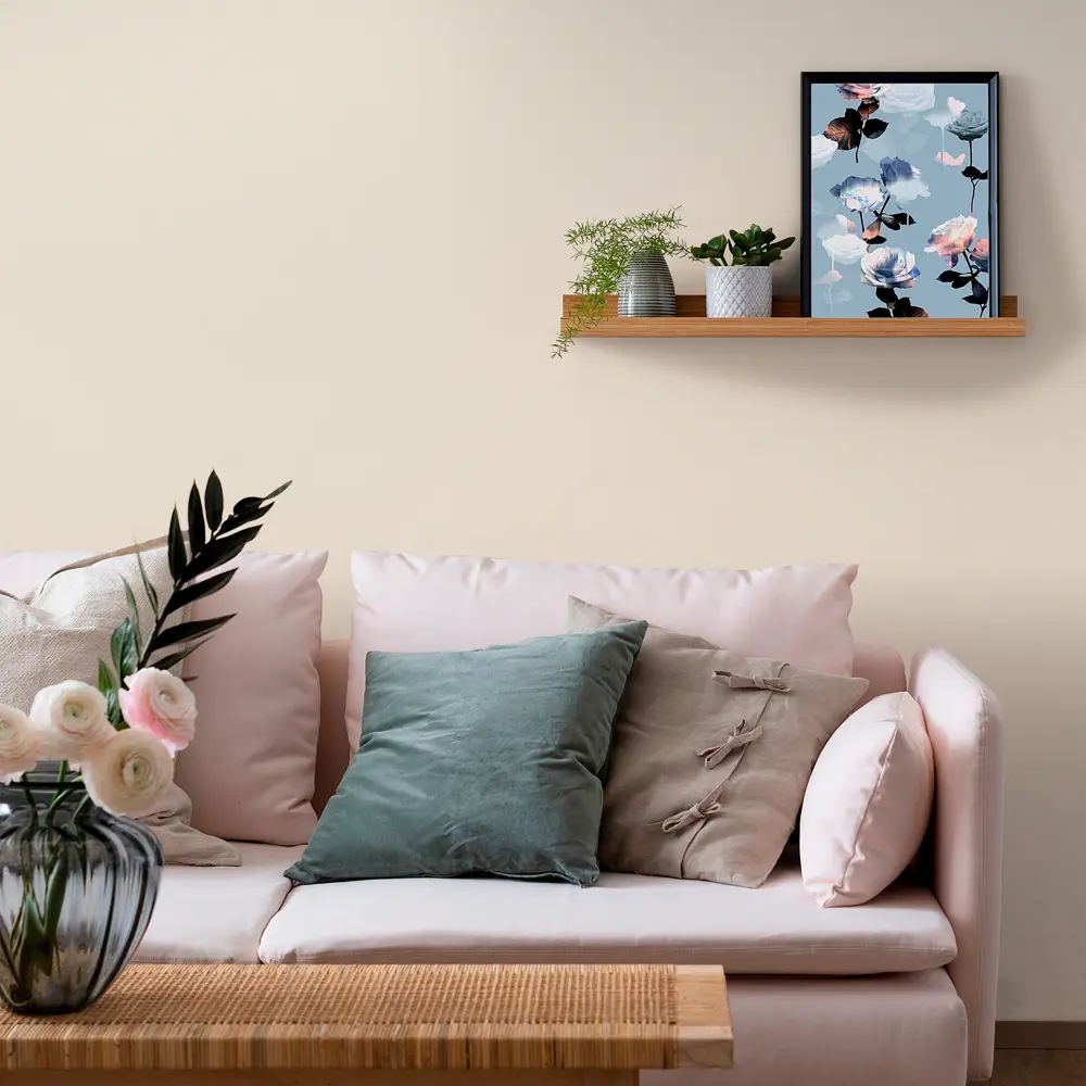 Обои флизелиновые Euro Decor Chloe бежевые 1.06 м 6008-01 83684888 STLM-2168196 - Вид №2
