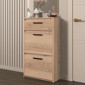 Шкаф для обуви Лион 60x103.9x24 см 2 ящика ЛДСП цвет дуб комано