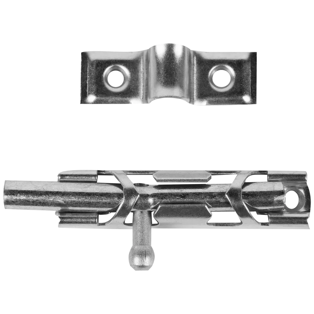 Задвижка с малой накладкой ЗТ-12, сталь оцинкованная ЛЕВША STLM-2101930