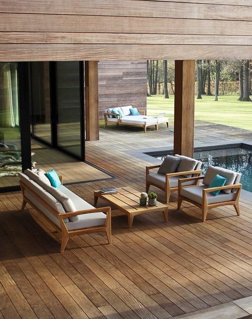 Royal Botania Садовое кресло с подлокотниками, обитое тканью Zenhit sun-id-1394069 - Вид №4