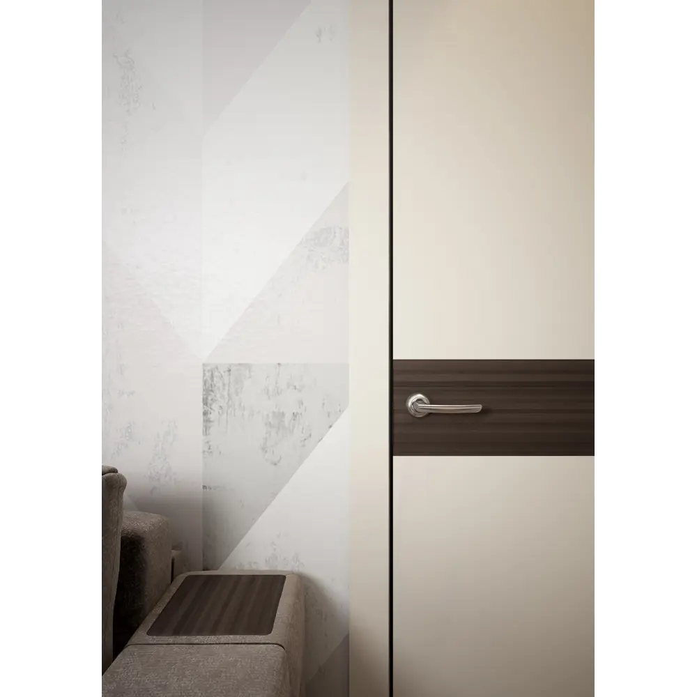 Дверные ручки LA-713 без запирания цвет матовый никель Santreyd STLM-2186517 - Вид №5