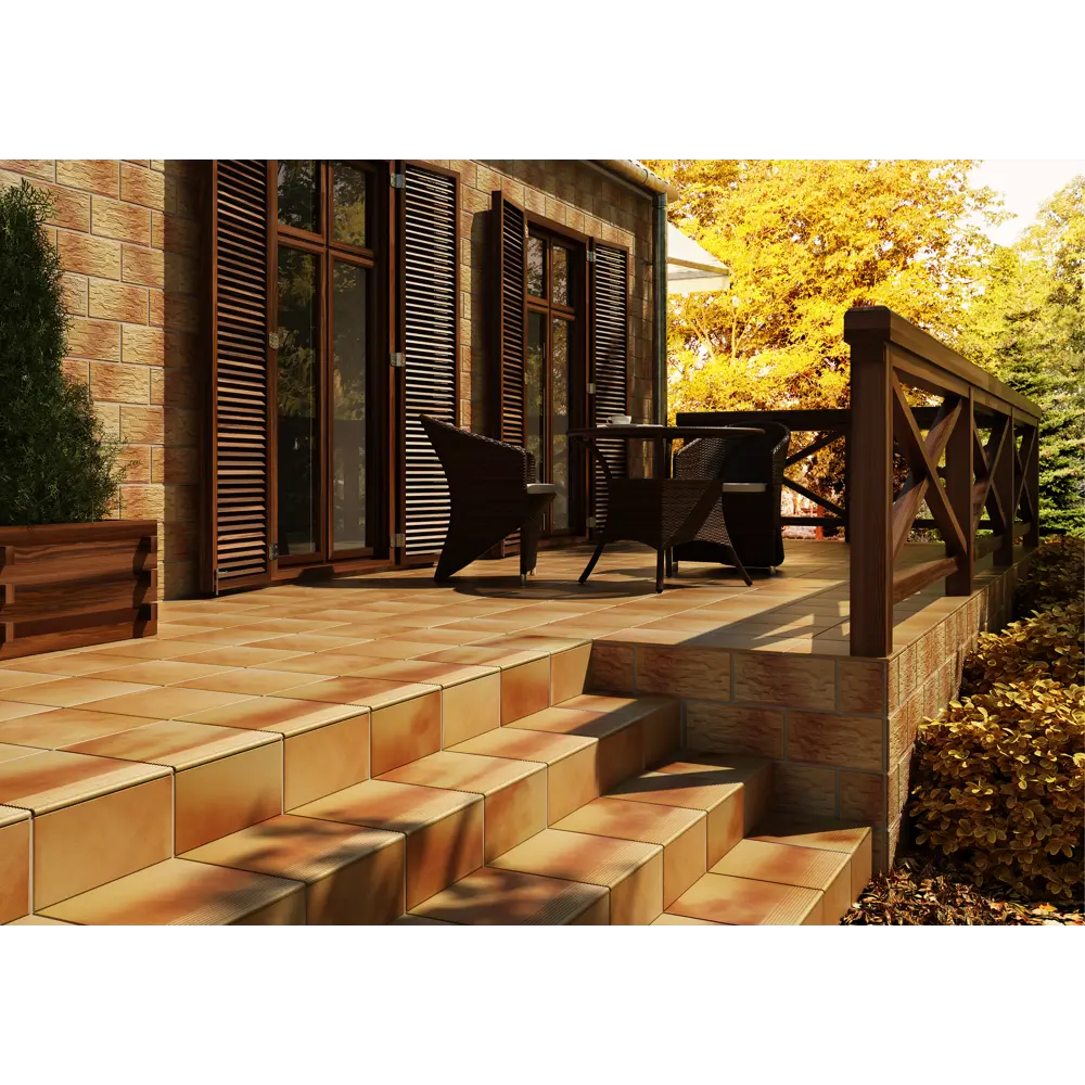 Плитка клинкерная Cerrad оранжево-бежевый 0.53 м² STLM-2056503 - Вид №4