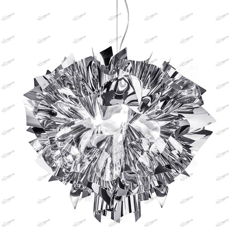 Подвесной светильник Veli Medium Silver от Slamp VEL78SOS0001S_000 SLAMP ДИЗАЙНЕРСКИЕ 243572 Серебряный 