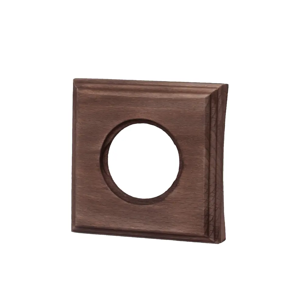 Рамка для розеток и выключателей Electraline 1 пост 260 мм цвет коричневый BF-17 STLM-2188723