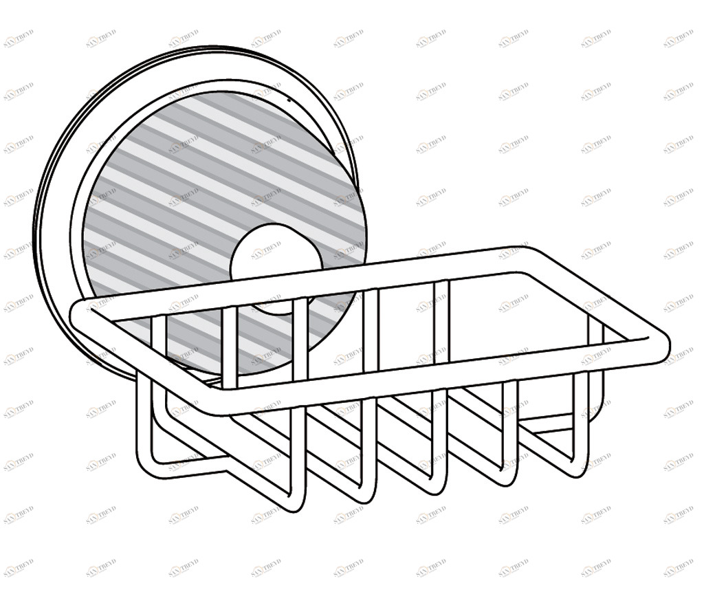 C68-519 C68-519 Подставка для душа настенная ХРУСТАЛЬНЫЙ КУПОЛ Cristal & Bronze COUPOLE CRISTAL 