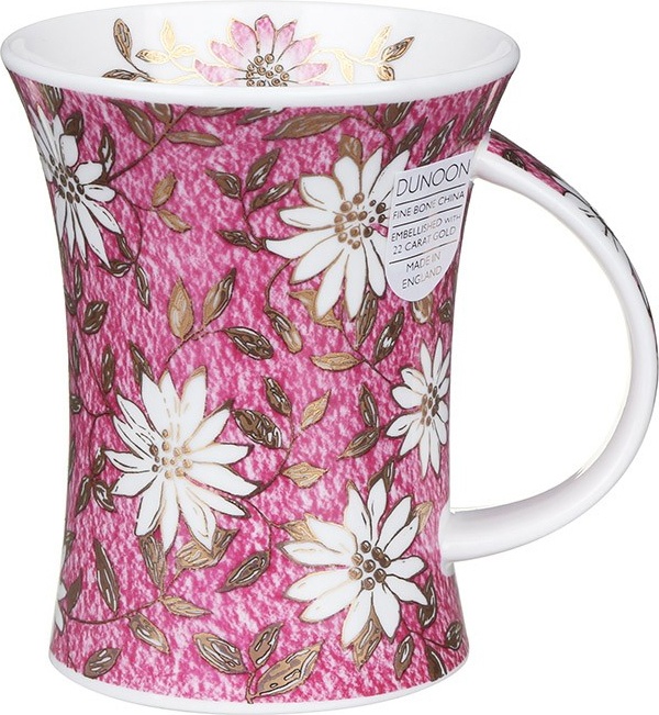 10613348 Dunoon Кружка Dunoon "Аква.Ричмонд" 330мл (розовая) Фарфор костяной 