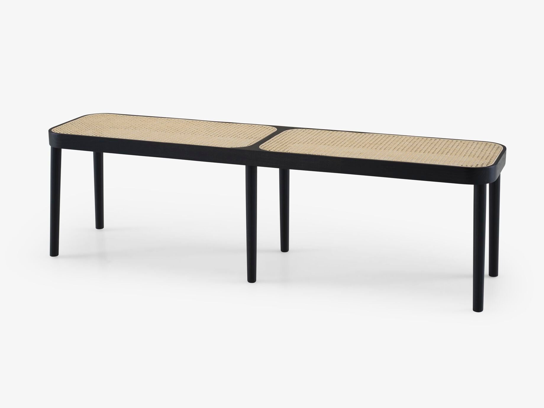 Скамейка из дерева и ротанга Ligne Roset тамбур ARCH-00014276