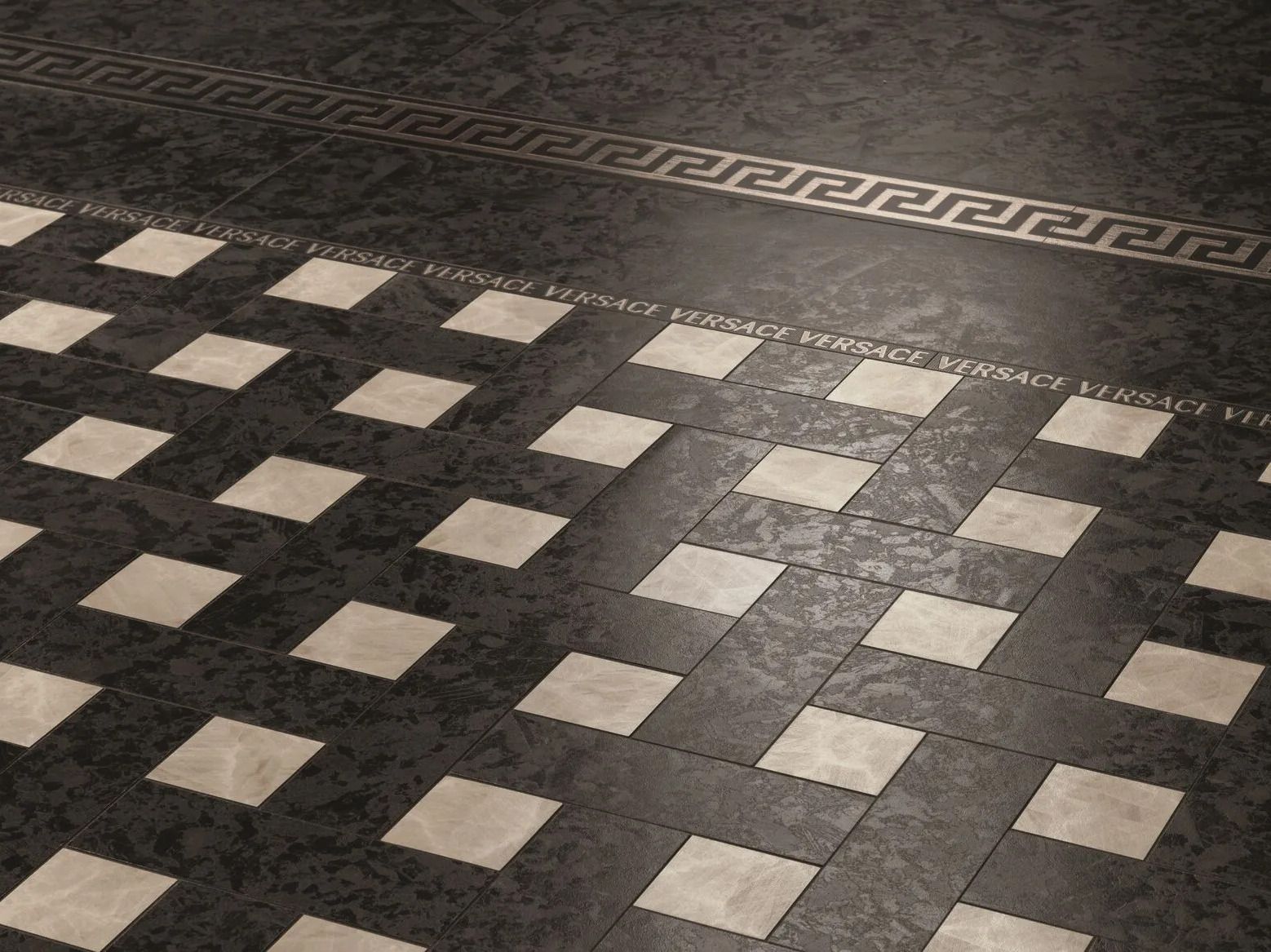 Мозаика из керамогранита Versace Ceramics метеорит ARCH-00126906