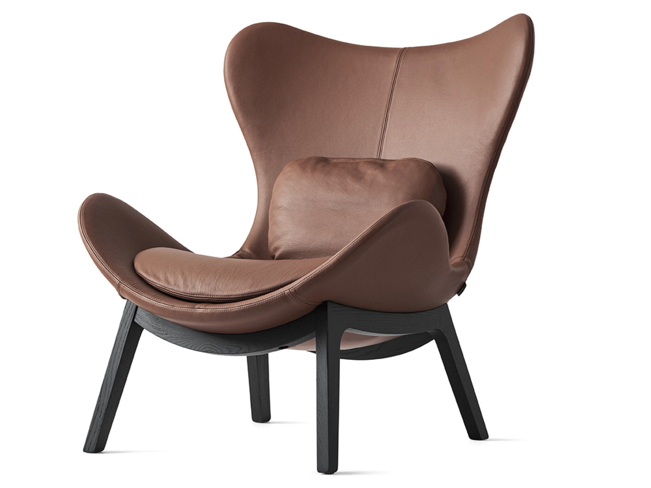 Кожаное кресло с высокой спинкой Calligaris Lazy ARCH-00052236 - Вид №1