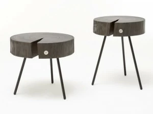 Rolf Benz Круглый деревянный журнальный столик