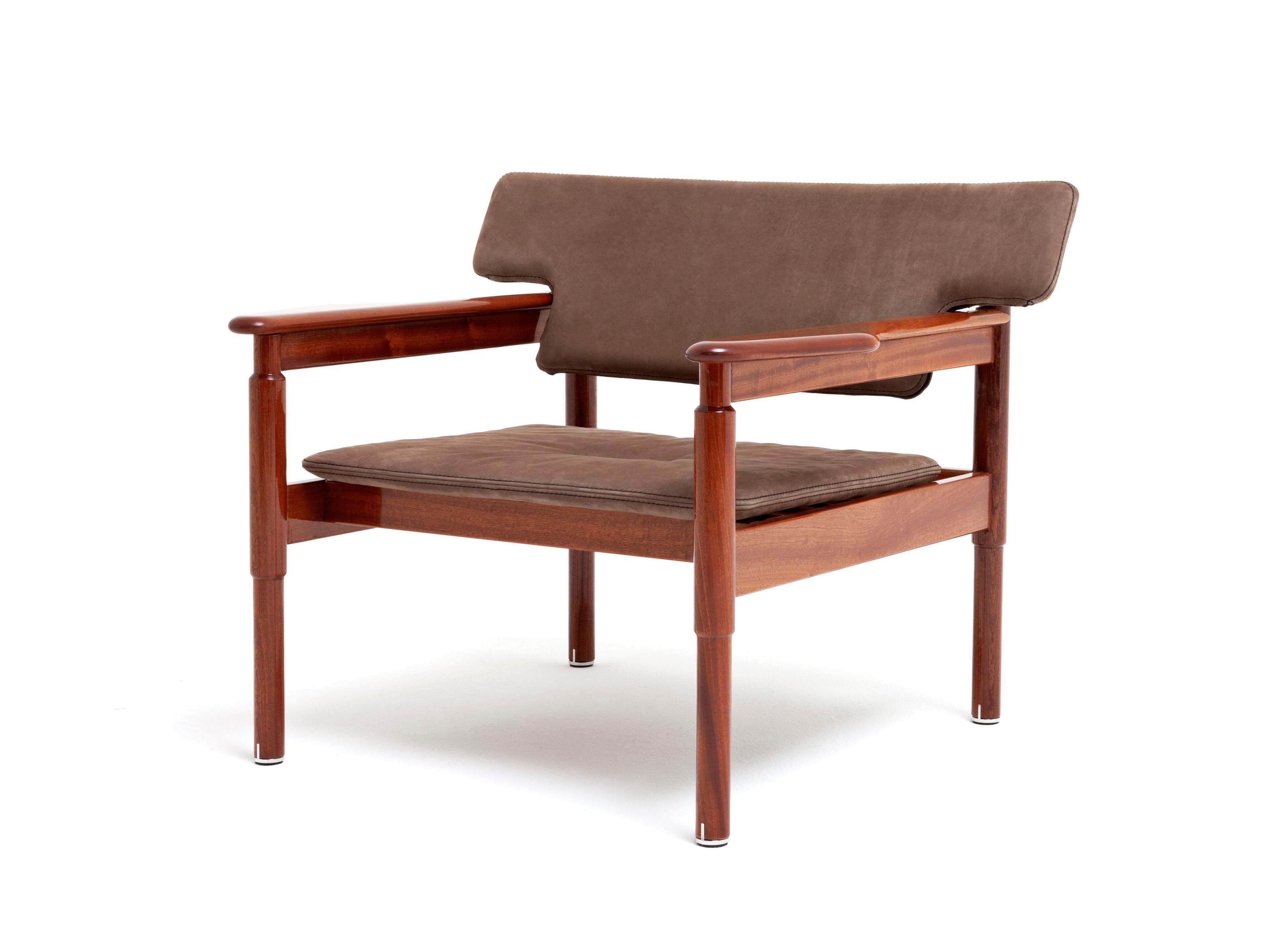 Кожаное садовое кресло с подлокотниками Exteta Vieste ARCH-00065293