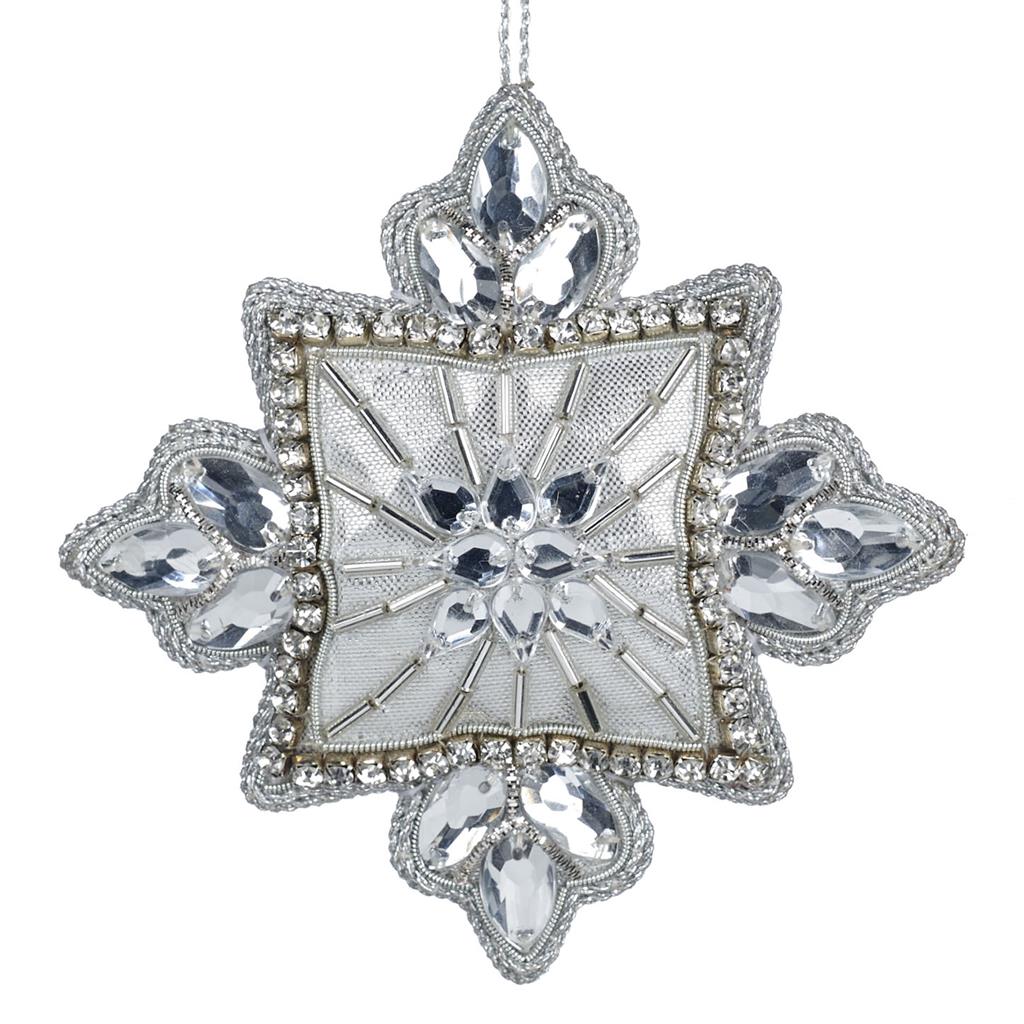 L 31099 Снежинка квадратная 12 см GOODWILL Santreyd 