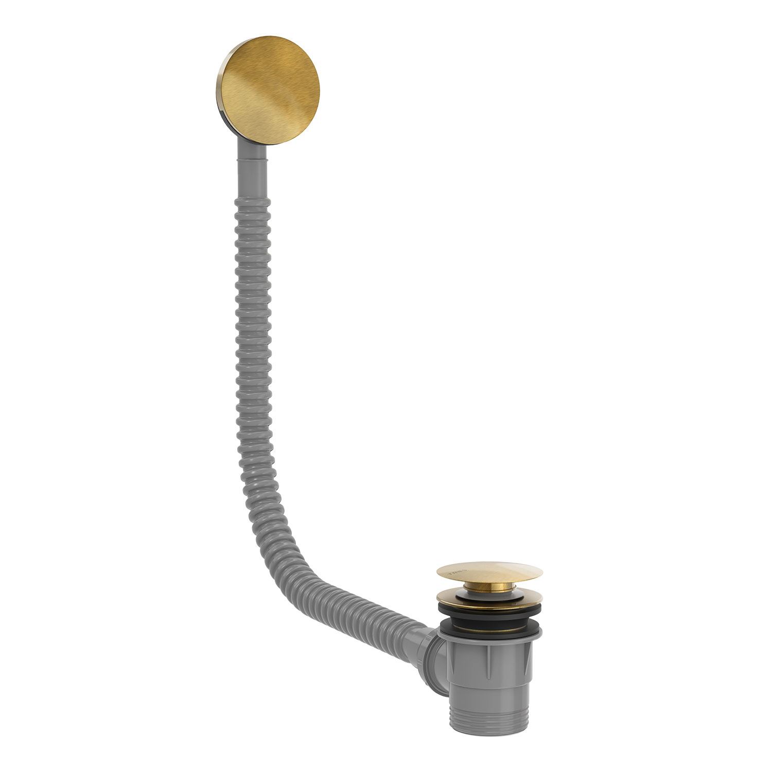 Сливной клапан Click-clack с переливом для ванны-03453420LV TRES Drain