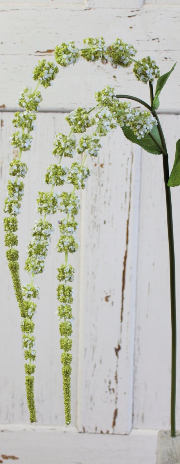 4863 807 a3 Стебель искусственного амаранта, 70 см (105 см), зелено-белый H-andreas  - Вид №5