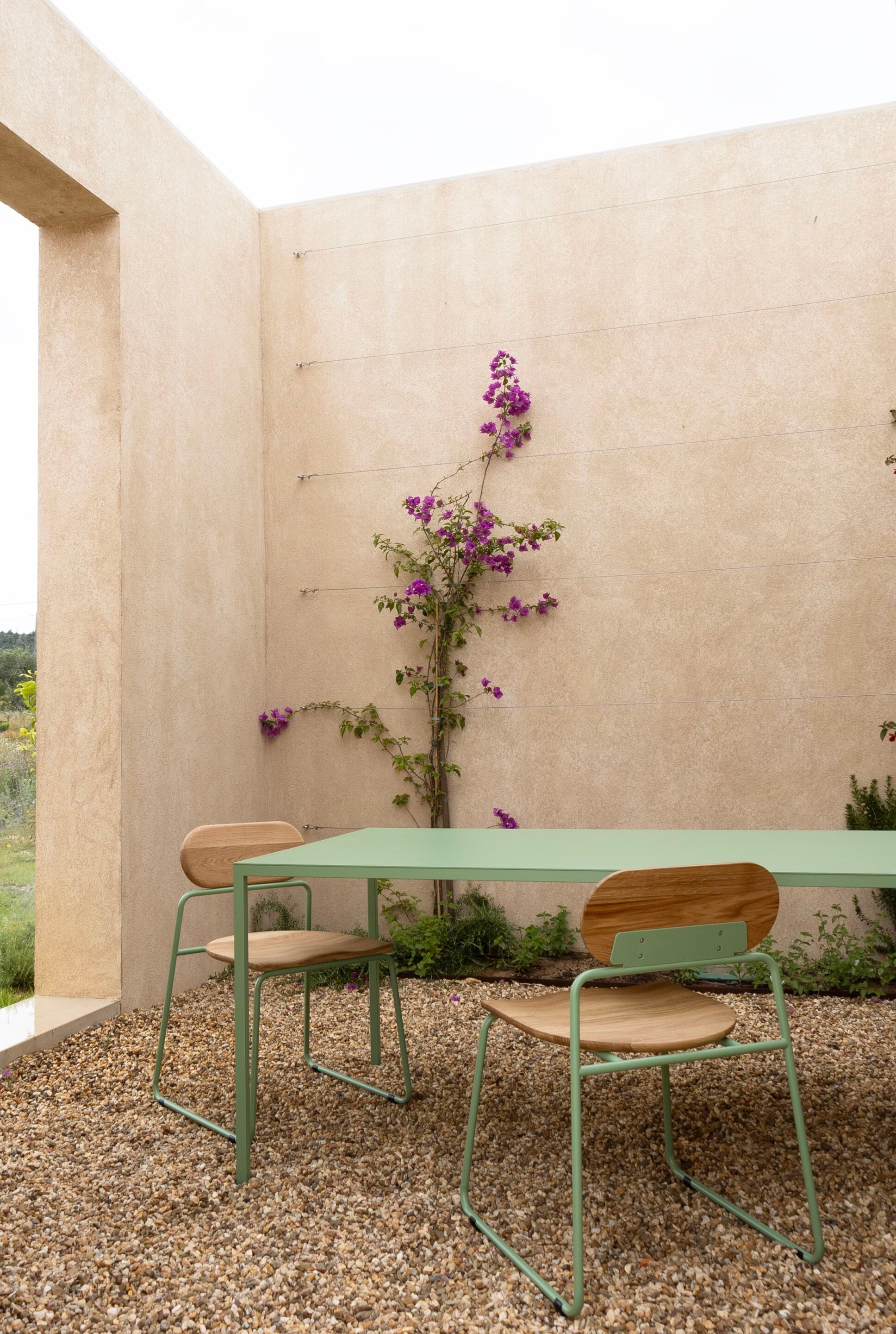 Стул для сада из металла и дерева Branca Lisboa Fio ARCH-00083823 - Вид №8