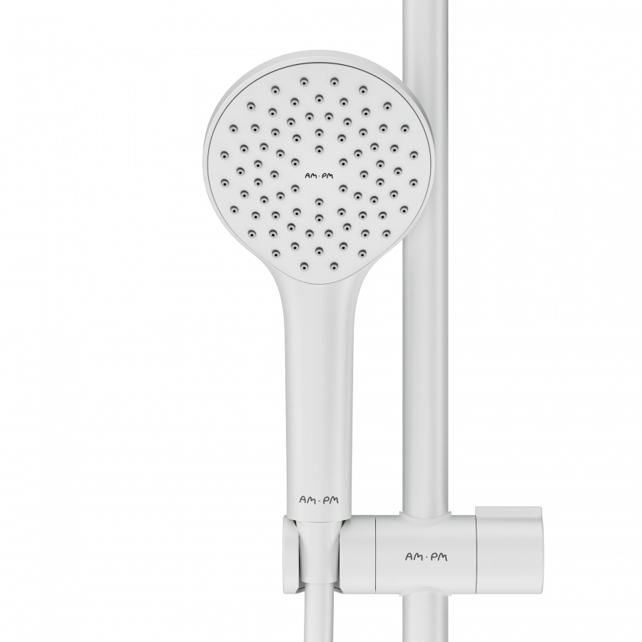 F0790033 душ.системанабор:верхн.душ d220 мм ручн.душ 1ф-ция d 110 мм душ.штанга 1030-1460 мм AM.PM Gem - Вид №4