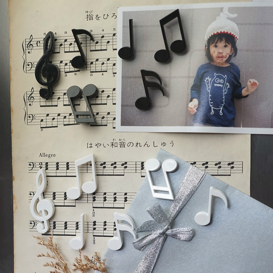 QL10260-BK Магниты на холодильник melody, 6 шт. Qualy  - Вид №1