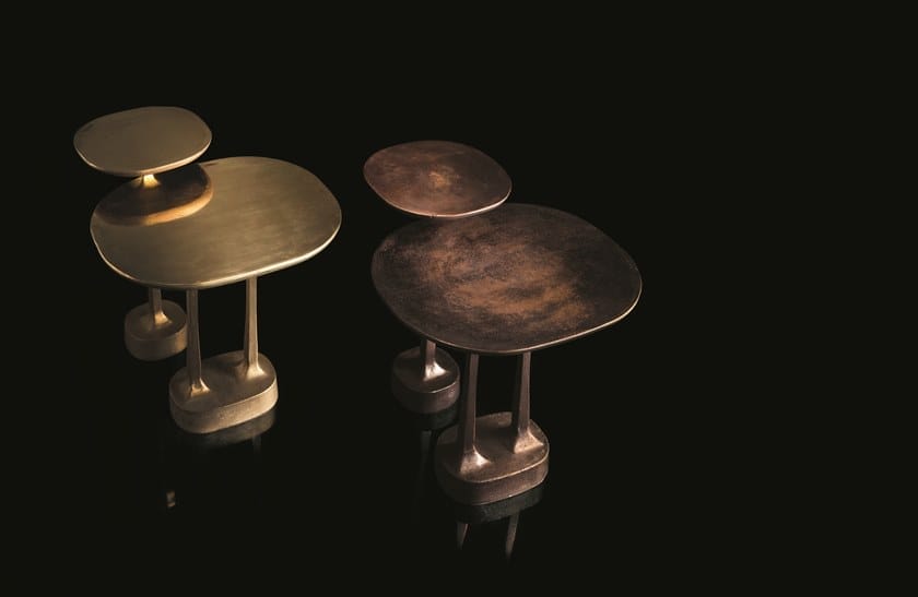 Высокий металлический овальный журнальный столик Henge MUSHROOM ARCH-00006765 - Вид №4