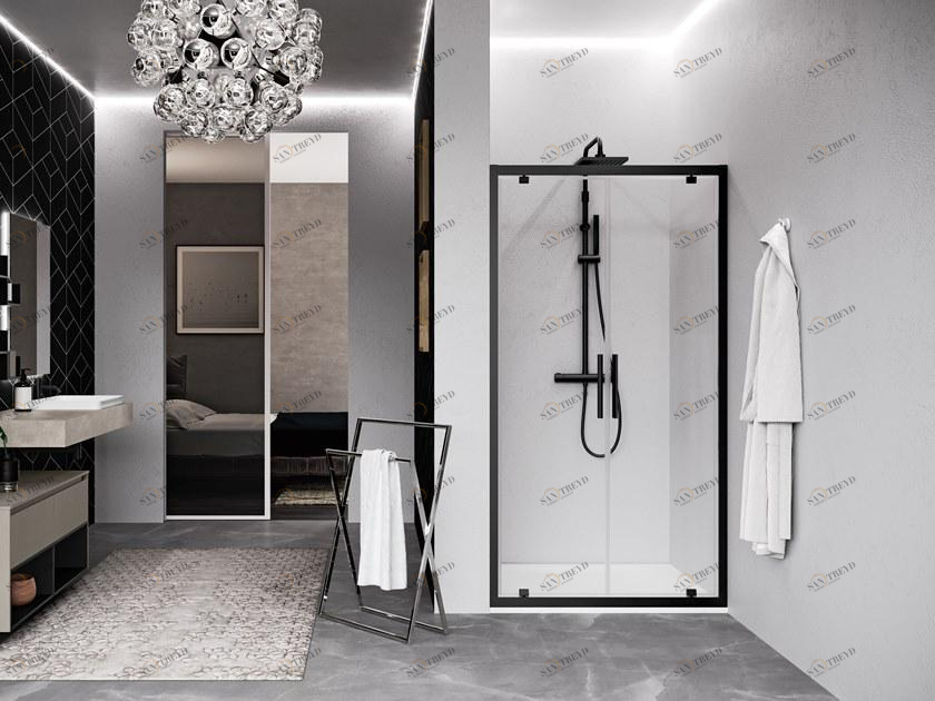 NOVELLINI Душевая ниша с поворотной дверцей Kuadra 2.0 sun-id-1506658