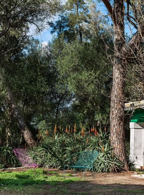 iSimar Штабелируемое садовое кресло из стали с подлокотниками Bolonia 9143 - Вид №9