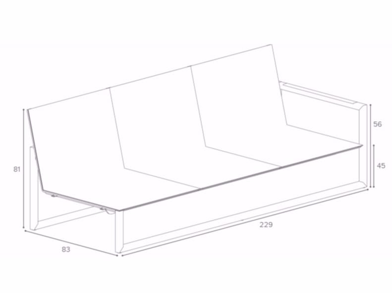 3-местный садовый диван Batyline® Royal Botania Ninix Lounge ARCH-00046795 - Вид №6