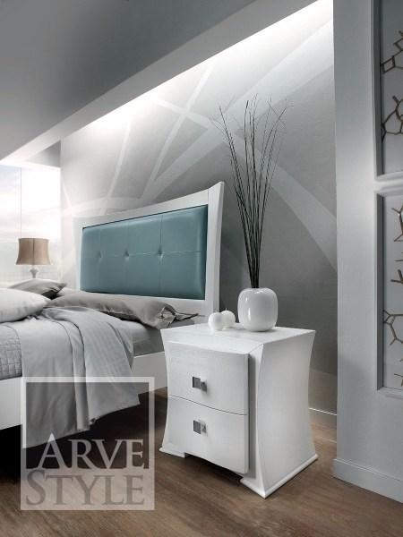 Arvestyle Двуспальная кровать с мягким изголовьем Vela Va-e156 - Вид №1