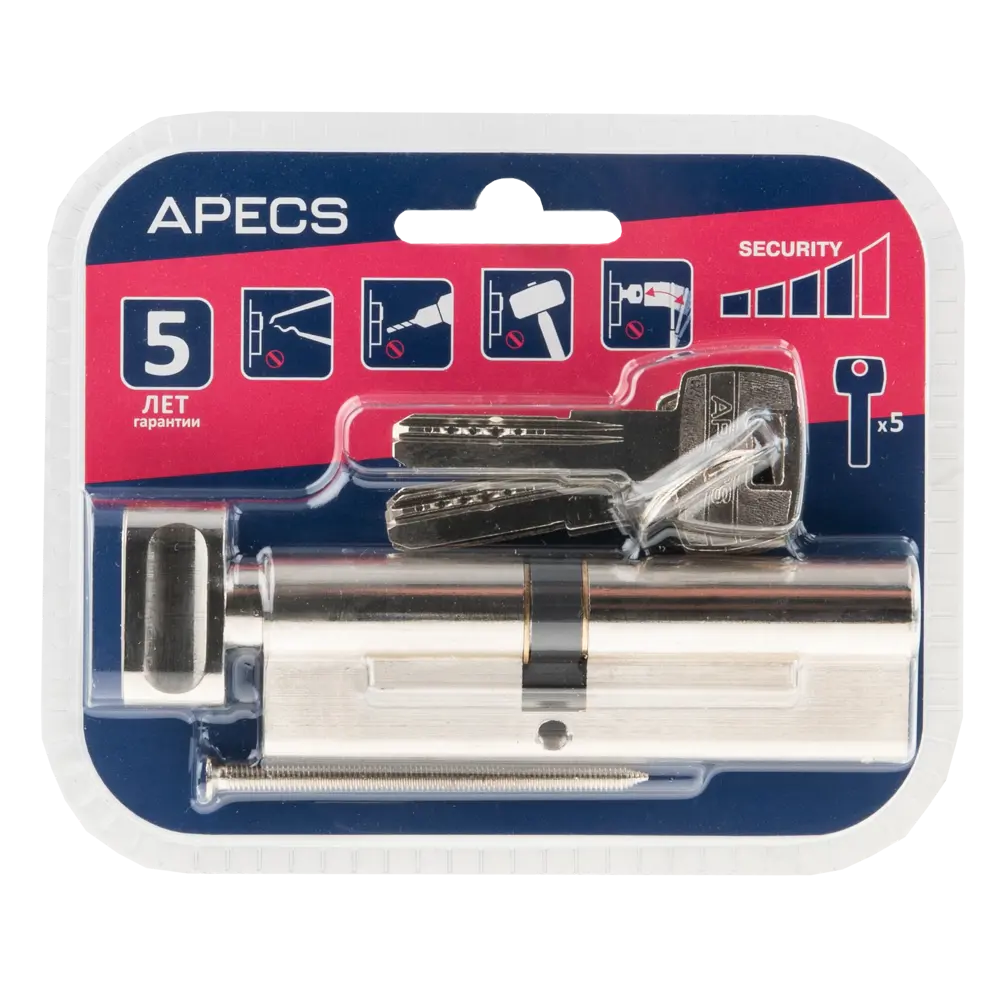 APECS Pro LM-100 Цилиндровый механизм для металлических дверей 84168065 SM STLM-0046677 - Вид №2