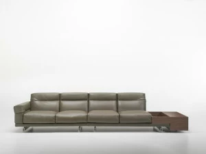 i 4 Mariani Мягкий 4-х местный кожаный диван Niky