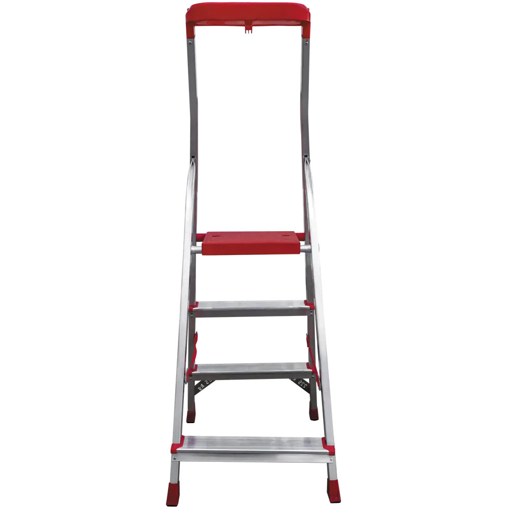 Стремянка с лотком для инструментов Новая Высота Артель 3 ступени алюминий STLM-2127682 - Вид №2