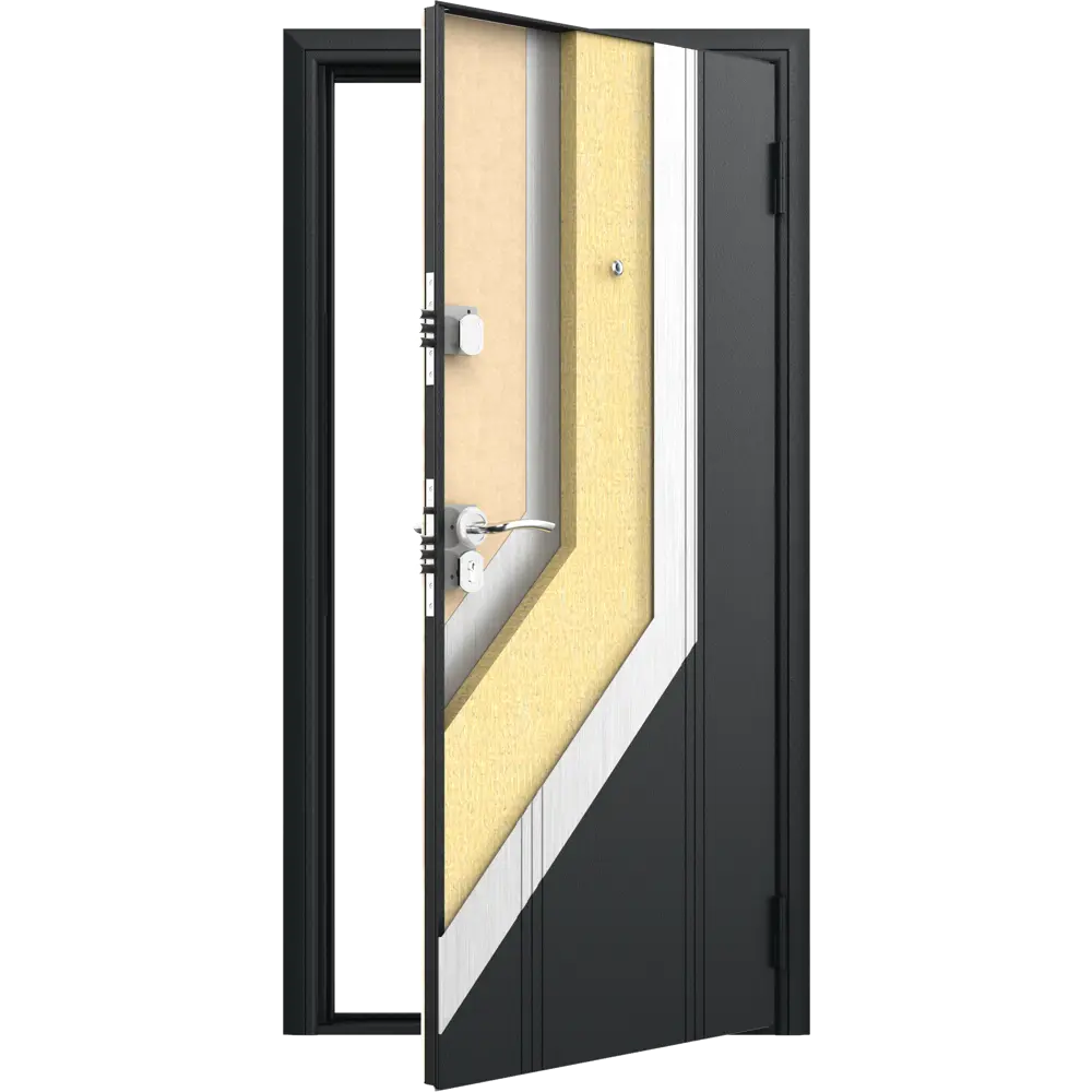 Дверь входная металлическая Оптим 98x205 см правая венге DOORHAN STLM-2028581 - Вид №6