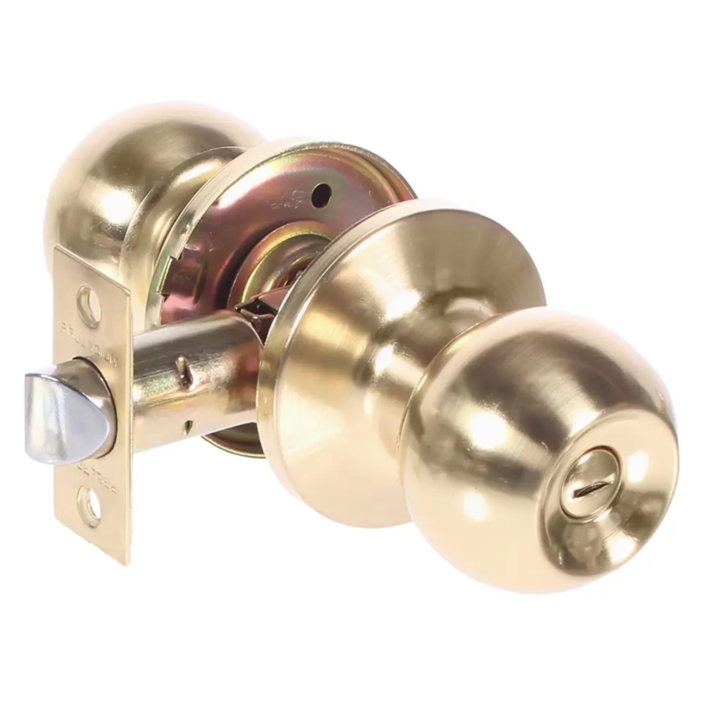 Ручка-защёлка Palladium 607 SB BK, с фиксатором, сталь, цвет матовая латунь STLM-2175333