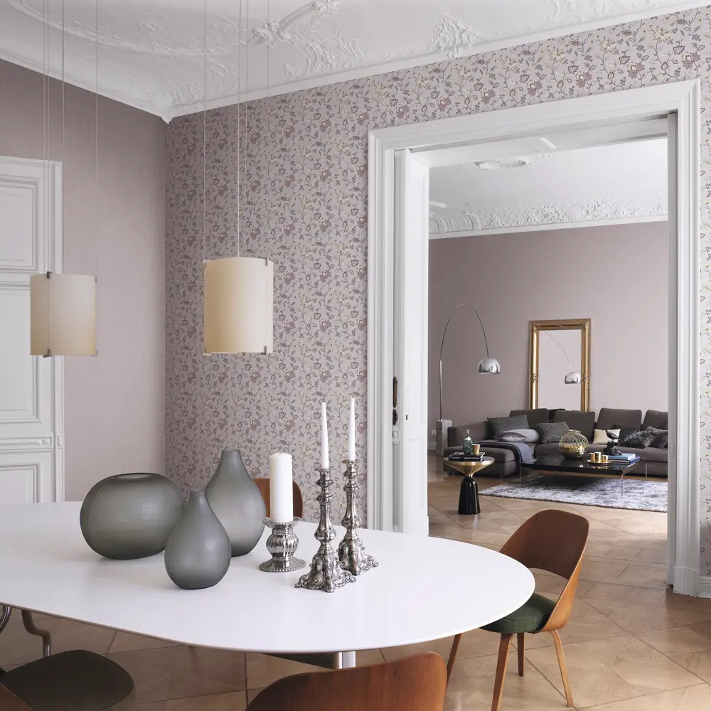 Обои флизелиновые Rasch Art Nouveau фон сиреневый 1.06 м RA 958348 STLM-2015902 - Вид №3