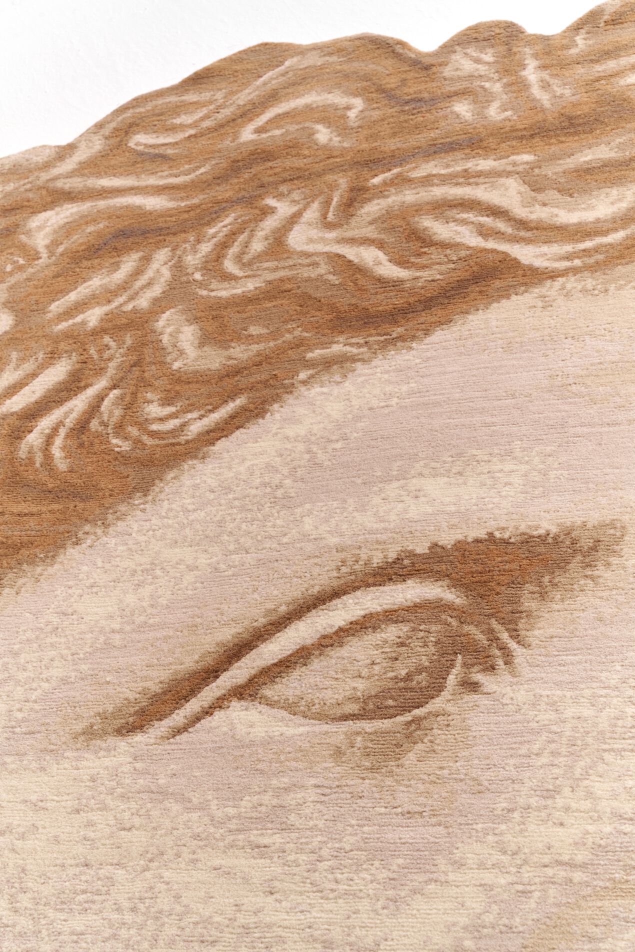 Изогнутый ковер ручной работы Tapis Rouge Miti ARCH-00110663 - Вид №1