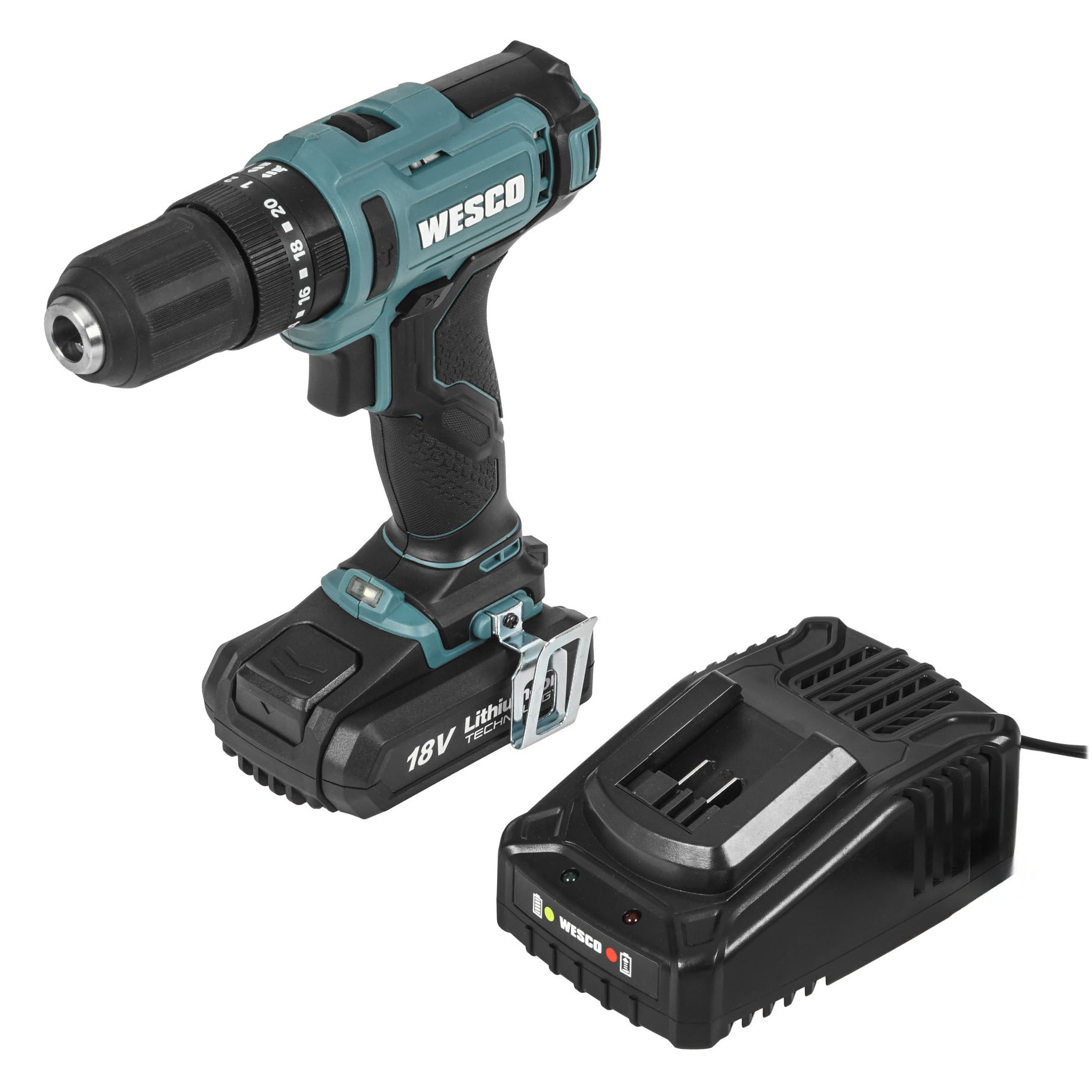 Дрель-шуруповерт Wesco WS2390 1ForAll 18V 5410727 STDN-0068523 - Вид №1