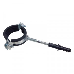 RH.09 Хомут с резиновым уплотнением в комплекте со шпилькой Valtec 2", 59-65 мм