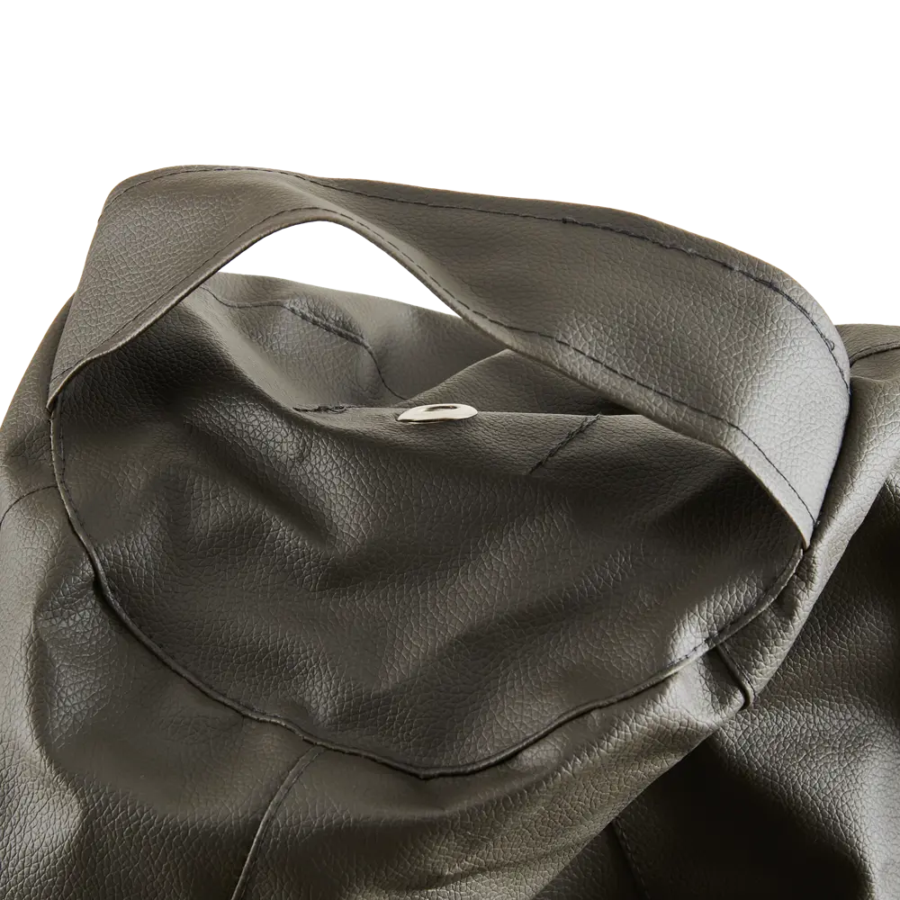 Кресло-груша экокожа серый 80x120 см Santreyd STLM-2021726 - Вид №2