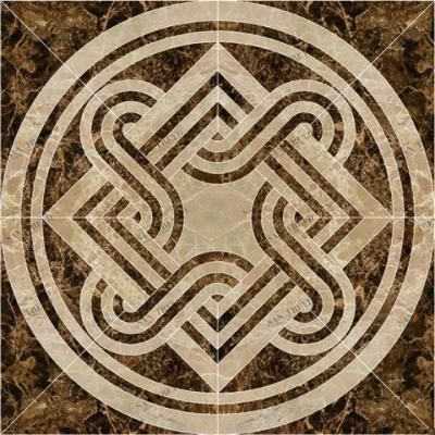 Панно K-42/LR/d01 ETERNA BROWN D01-CUT LR 120x120 Kerranova sun-id-329942