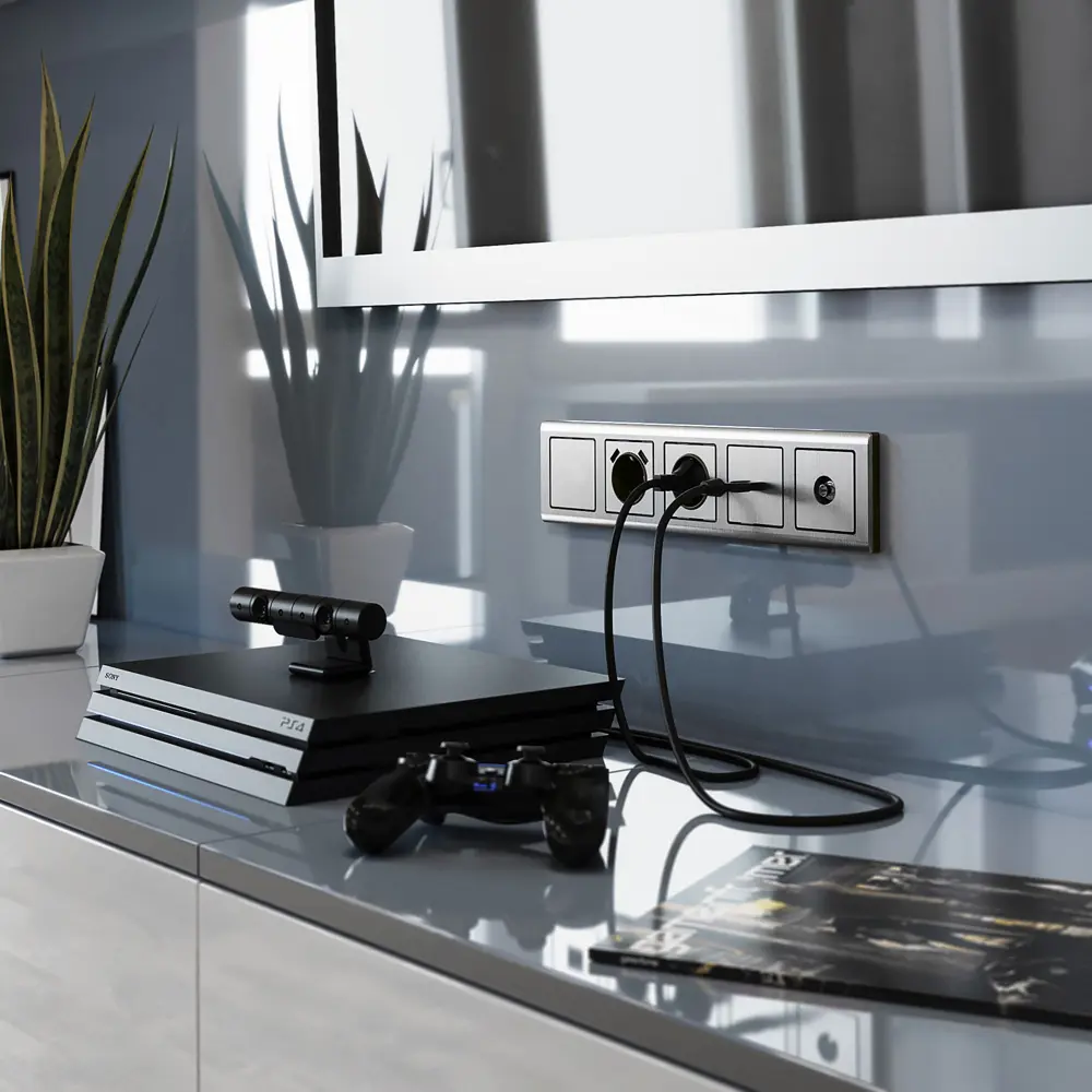 Заглушка Werkel цвет глянцевый никель STLM-2155942 - Вид №1