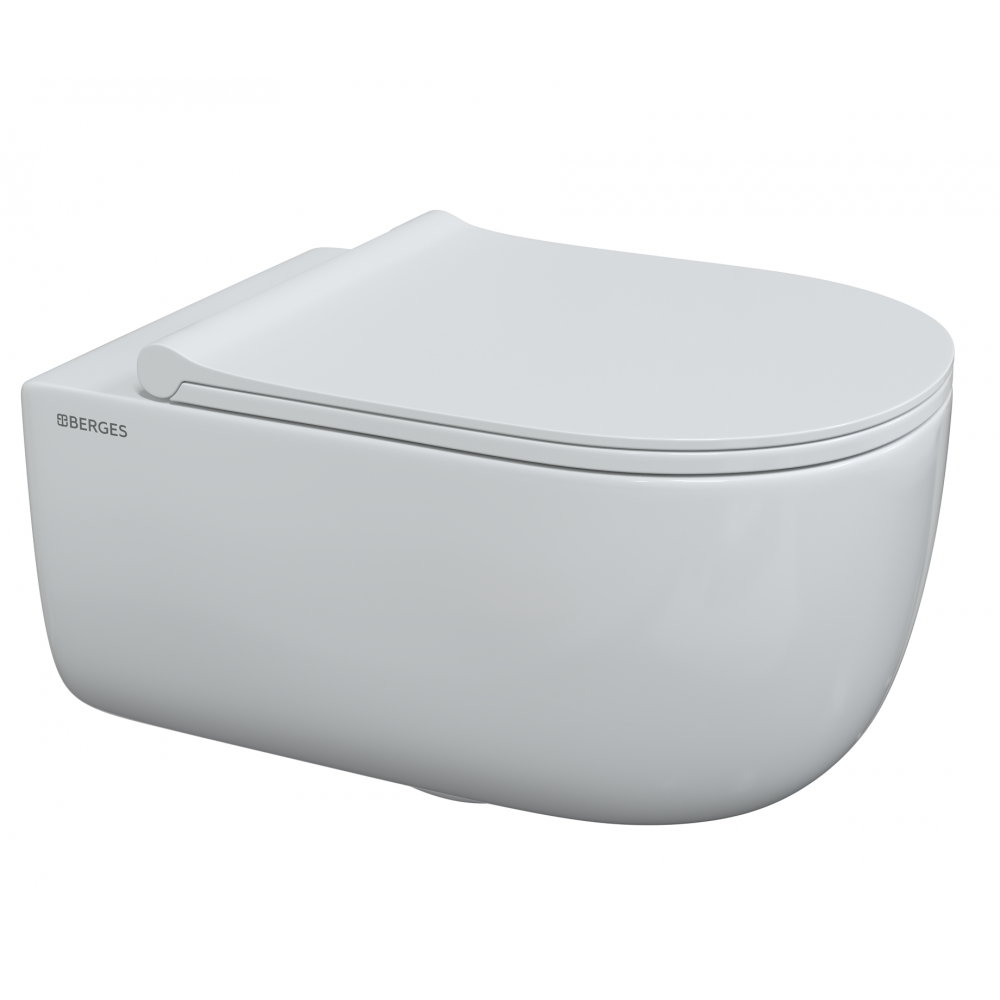 082118 Подвесной унитаз настенный Белый BERGES Key Турция