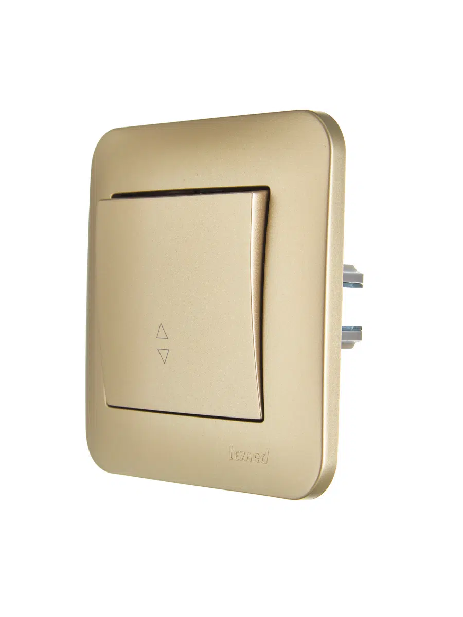 ASTI Выключатель проходной золото LEZARD 7081-3636-105