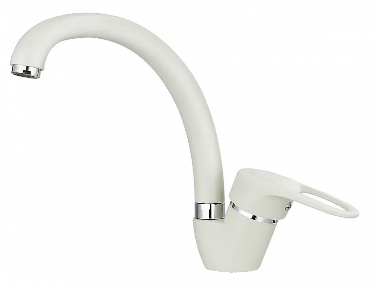 ST-03, БЕЛЫЙ СМЕСИТЕЛЬ КУХОННЫЙ GRANULA Standart 03-ST-ST19 - Вид №1