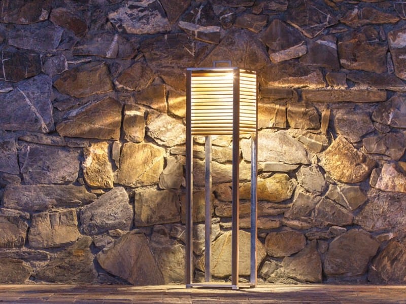 Напольная лампа из тикового дерева Ethimo имбирь ARCH-00037039 - Вид №2