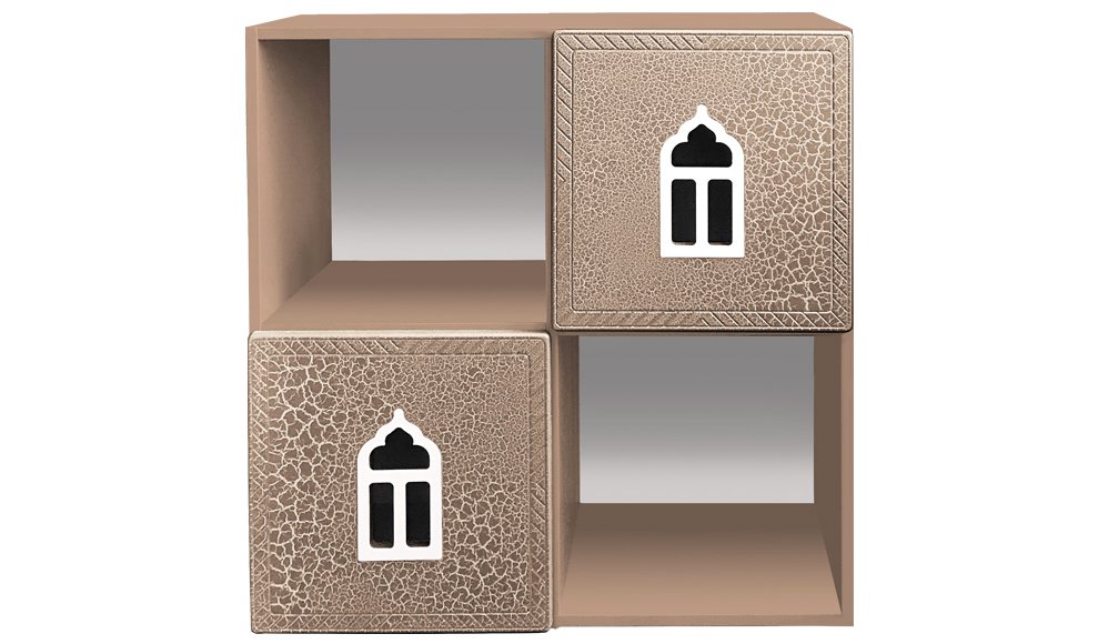 Полка детская квадратная "Венеция-2" МАНДАРИН ВЕНЕЦИЯ 178674 Красный Santreyd - Вид №4